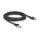 Delock RJ45 Netzwerkkabel Cat.8.1 S/FTP Stecker 45° nach links gewinkelt zu Stecker gerade bis 40 Gbps 3 m schwarz