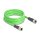 Delock M12 Kabel D-kodiert 4 Pin Stecker zu Buchse PUR (TPU) 5 m