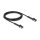 Delock RJ45 Slim Netzwerkkabel Cat.8.1 U/FTP winkelbar bis 40 Gbps schwarz 3 m