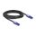 RJ45 Netzwerkkabel Cat.6 UTP mit 180° winkelbaren Steckern schwarz 3 m