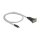 Adapter USB Type-C™ zu 1 x Seriell RS-422/485 Stecker mit 6 Pin Terminalblock 5 V 0,5 m