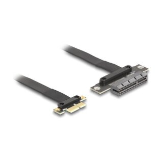 Riser Karte PCI Express 3.0 x1 Stecker zu x4 Slot mit Kabel 30 cm