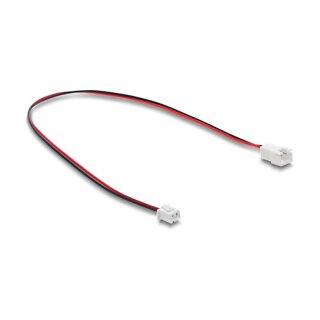 Lüfter Verlängerungskabel JST Stecker zu Buchse 2 Pin, Steckerlänge 7 mm, 30 cm