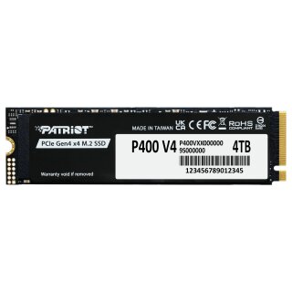 M.2 4TB Patriot P400 V4 (PCIe 4.0 x4, NVMe 2.0, 2280)
