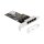 PCI Express x4 Netzwerkkarte Gigabit LAN 4 x RJ45 RTL8111