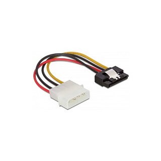 Delock Kabel Power SATA HDD > Molex 4 Pin Stecker mit Metall Clip - gerade