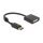 Adapter DisplayPort 1.2 Stecker zu DVI Buchse 4K Aktiv schwarz