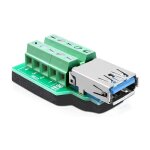 Adapter USB 3.0 Typ-A Buchse > Terminalblock 10 Pin