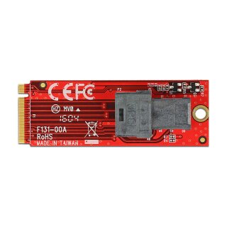 Delock Adapter M.2 Key M > SFF-8643 NVMe