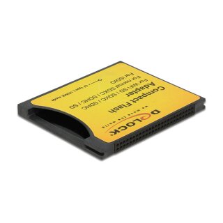 Compact Flash Adapter für iSDIO (WiFi SD), SDHC, SDXC Speicherkarten