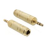 Adapter Klinke 3,5 mm Stecker > 6,35 mm Buchse 3 Pin...