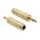 Adapter Klinke 3,5 mm Stecker > 6,35 mm Buchse 3 Pin Metall