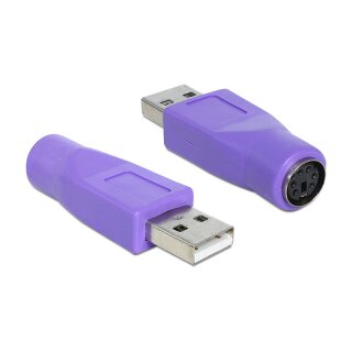 Delock Adapter USB Typ-A Stecker > PS/2 Buchse
