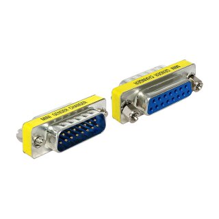 Delock D-Sub 15 Pin Stecker > Buchse Portschoner