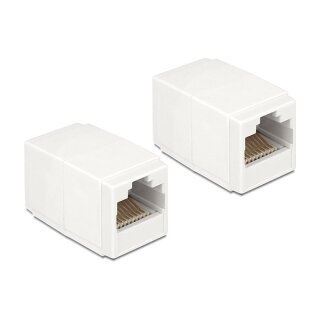 Delock Adapter RJ45 Buchse > RJ45 Buchse Cat.6 UTP kompakt