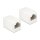 Delock Adapter RJ45 Buchse > RJ45 Buchse Cat.6 UTP kompakt