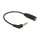 Delock Audiokabel Klinkenstecker 3,5 mm 4 Pin gewinkelt > Klinkenbuchse 2,5 mm 3 Pin