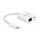 Delock USB Type-C™ Adapter zu Gigabit LAN 10/100/1000 Mbps mit Power Delivery Anschluss weiß