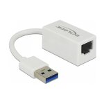 Delock USB Typ-A Netzwerk Adapter Gigabit LAN 1 x RJ45...