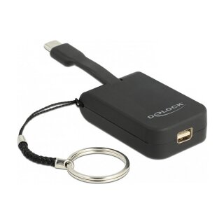 USB Type-C™ Adapter zu mini DisplayPort (DP Alt Mode) 4K 60 Hz - Schlüsselanhänger