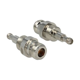 Adapter N Buchse > SMA Buchse zum Einbau