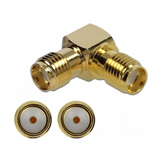 Adapter SMA Buchse zu SMA Buchse 90° 10 GHz