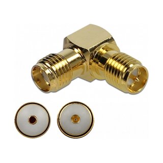 Adapter SMA Buchse zu RP-SMA Buchse 90° 10 GHz