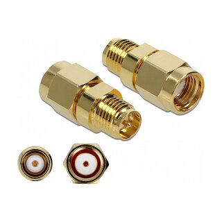 Adapter RP-SMA Stecker zu RP-SMA Buchse 10 GHz