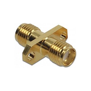 Delock Adapter SMA Buchse zu SMA Buchse zum Einbau 10 GHz