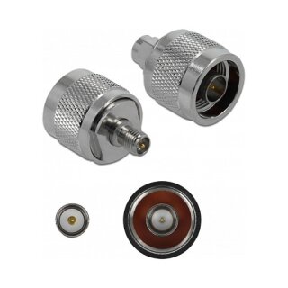 Delock Adapter N Stecker zu RP-SMA Buchse 10 GHz