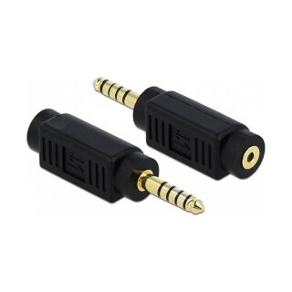 Adapter Klinkenstecker 4,4 mm 5 Pin zu Klinkenbuchse 2,5 mm 4 Pin