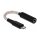 Audio Adapter 8 Pin Lightning™ Stecker DAC 24 Bit/48 kHz Hi-Res zu 3,5 mm 4 Pin Klinkenbuchse 10,5 cm