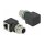 Netzwerkadapter M12 X-kodiert 8 Pin Buchse zu RJ45 Buchse