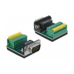 Delock Adapter D-Sub 9 Pin Stecker zu Terminalblock 9 Pin...