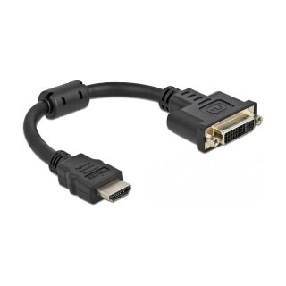 Adapter HDMI Stecker zu DVI 24+5 Buchse 4K 30 Hz 20 cm