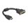 Delock Adapter HDMI Stecker zu DVI 24+5 Buchse 4K 30 Hz 20 cm