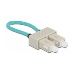 LWL Loopback Adapter SC / OM3 Multimode beige