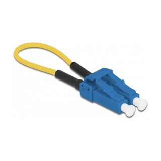 LWL Loopback Adapter LC / UPC Singlemode blau