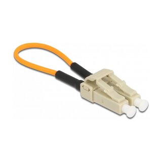 LWL Loopback Adapter LC / OM1 Multimode beige