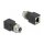 Delock M12 Adapter D-kodiert 4 Pin Buchse zu RJ45 Buchse gerade