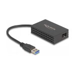 Delock USB Typ-A Netzwerk Adapter Gigabit LAN 1 x SFP