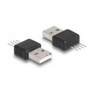 Adapter USB 2.0 Type-A Stecker zu 4 Pin