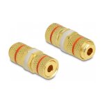 Audio Adapter Polklemme zu Polklemme zum Einbau, Farbring...