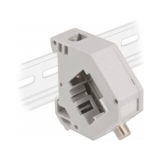 Delock Hutschienenadapter mit Keystone F Buchse zu F Buchse