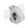 Hutschienenadapter mit Keystone SC Simplex Buchse zu SC Simplex Buchse grün