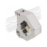 Hutschienenadapter mit Keystone SC Simplex Buchse zu SC...