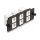 Delock Keystone Adapter Panel 6 Port schwarz