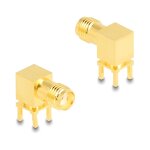 Delock Adapter SMA Buchse 90° PCB HBI59-1