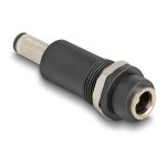 Adapter DC 5,5 x 2,5 mm Buchse zu DC 5,5 x 2,1 mm Stecker
