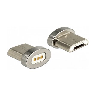 Delock Magnetischer Adapter USB Typ Micro-B Stecker